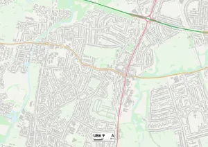 Ealing UB6 9 Print Map Sector