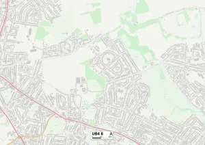 Hillingdon UB4 8 Print Map Sector