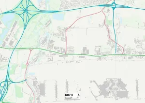 UB - Uxbridge Prints: Hillingdon UB7 0 Print Map