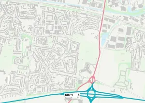 Hillingdon UB7 9 Print Map Sector