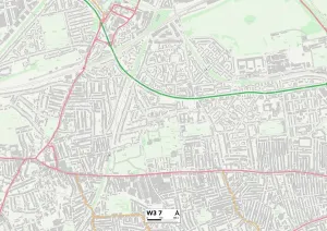 Ealing W3 7 Print Map Sector