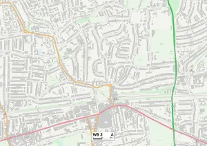 Ealing W5 2 Print Map Postcode Sector