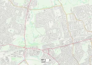 Ealing W7 3 Print Map Postcode Sector