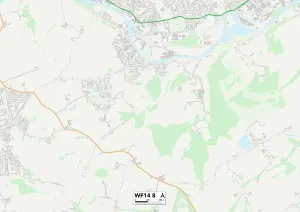 Kirklees WF14 8 Print Map Sector Guide