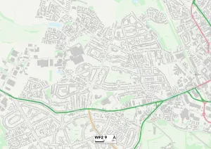 Wakefield WF2 9 Print Postcode Sector Map