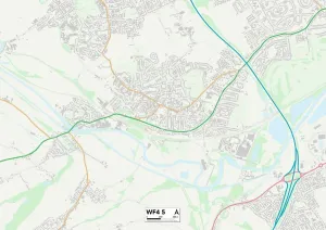 Wakefield WF4 5 Print Map Sector