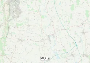 Worcester WR8 0 Print Map Sector