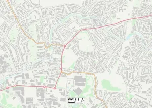 Wolverhampton WV11 3 Print Map Sector