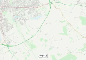 York YO10 5 Print Map Sector