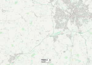 York YO23 3 Print Map Sector