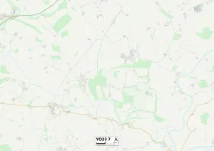 York YO23 7 Print Map Sector