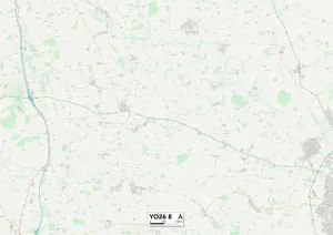 York YO26 8 Print Map Sector