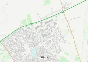 York YO30 4 Print Sector Map