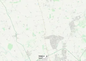 York YO32 2 Print Map Sector Postcode Map
