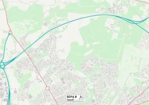 Southampton SO16 8 Map Southampton SO16 8 Map