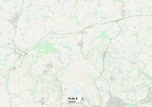 Cornwall PL26 8 Print Map