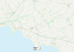 UK Map Prints: Cornwall TR20 9 Print Map Sector