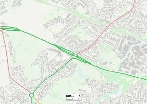 UB - Uxbridge Prints: Ealing UB5 5 Print Map Sector