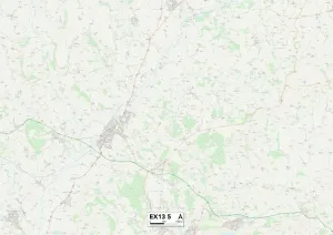 Exeter EX13 5 Print Map Sector