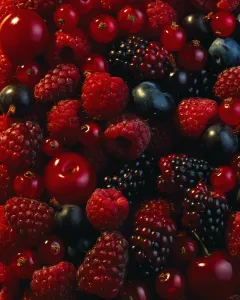 Raspberry Red Print - Rubus idaeus Flower Photo