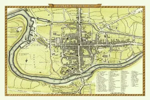 Old Map of Chester 1795 by John Stockdale Old Map of Chester 1795 by John Stockdale