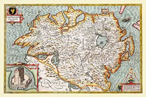 Old Map of The Province of Ulster 1611 by John Speed Old Map of The Province of Ulster 1611 by John Speed