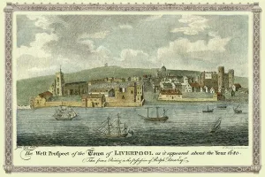The West Prospect of Liverpool as it appeared about the year 1620 The West Prospect of Liverpool as it appeared about the year 1620