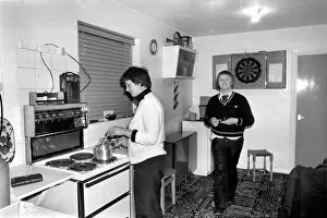 Images Dated 4th February 1981: 14 year old Darts player Paul Wade is World Champion Eric Bristows tip for the top
