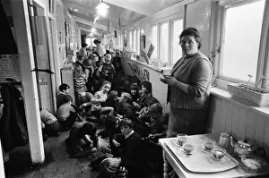 Some of the 180 children play in the small corridor at Sacred Heart RC school, Gorton Some of the 180 children play in the small corridor at Sacred Heart RC school, Gorton