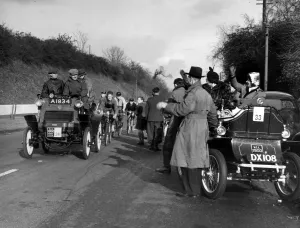 1950 Annual London to Brighton Car Rally. This years entry includes 56 different 1950 Annual London to Brighton Car Rally. This years entry includes 56 different