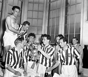 1954 FA Cup Final at Wembley Stadium. West Bromwich Albion 3 v Preston North End 2 1954 FA Cup Final at Wembley Stadium. West Bromwich Albion 3 v Preston North End 2