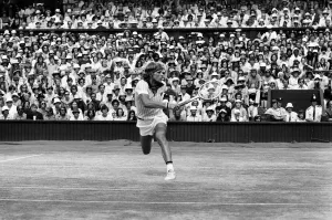 1976 Wimbledon Championships, Men's Singles Final. Bjorn Borg against Ilie Nastase 1976 Wimbledon Championships, Men's Singles Final. Bjorn Borg against Ilie Nastase