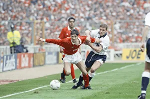 1991 FA Cup Final at Wembley Stadium. Tottenham Hotspur 2 v Nottingham Forest 1 1991 FA Cup Final at Wembley Stadium. Tottenham Hotspur 2 v Nottingham Forest 1