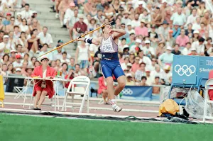 1992 Olympic Games in Barcelona, Spain. Men's Javelin final 1992 Olympic Games in Barcelona, Spain. Men's Javelin final