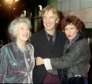 1998 FILE PHOTO ALAN RICKMAN Glasgow Scotland Phyllida Law Alan Rickman 1998 FILE PHOTO ALAN RICKMAN Glasgow Scotland Phyllida Law Alan Rickman