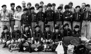 1st Redcar Scouts, pictured before heading out to Austerlitz, near Utrecht in Holland 1st Redcar Scouts, pictured before heading out to Austerlitz, near Utrecht in Holland