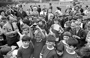 Images Dated 22nd May 1971: The 2nd Leamington (St. Peter s) Cub Scouts football team in a celebratory mood after