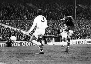 from 30 yards against Crystal Palace at Ninian Park last night - 30th April 1974 from 30 yards against Crystal Palace at Ninian Park last night - 30th April 1974