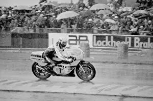 Images Dated 7th August 1978: 500cc British Grand Prix Motorcycle race at Silverstone Kenny Roberts in action