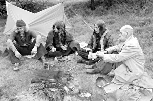 60-year-old miner Ted Hughes meets the young generation who are camping out beside 60-year-old miner Ted Hughes meets the young generation who are camping out beside