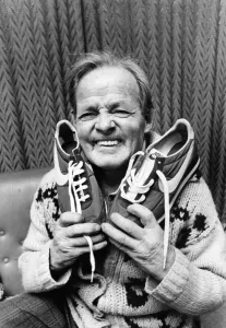 78 year old Kipper Herring preparing for the Great North Run in June 78 year old Kipper Herring preparing for the Great North Run in June