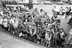 Some 90 children ready to set off on a trip to Lightwater Valley Some 90 children ready to set off on a trip to Lightwater Valley