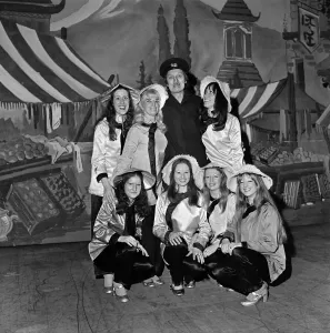 ABC Stockton panto. Stockton, County Durham. Pictured with other cast members is actor ABC Stockton panto. Stockton, County Durham. Pictured with other cast members is actor