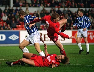 Images Dated 13th December 1995: Aberdeen v Kilmarnock Scottish Premier match at Pittodrie Stadium 13th December 1995