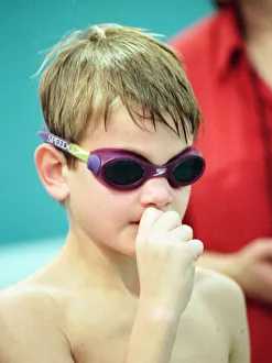 Action at the Guisborough Swimming Club Gala - the nervous wait for your race Action at the Guisborough Swimming Club Gala - the nervous wait for your race