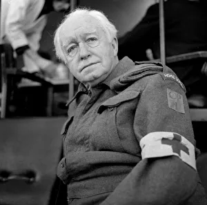 Actor Arnold Ridley in his role as Private Godfrey in the BBC television series Dad' Actor Arnold Ridley in his role as Private Godfrey in the BBC television series Dad'
