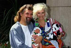 Actor and comedian Billy Connolly with his wife Pamela Stephenson after their birth of Actor and comedian Billy Connolly with his wife Pamela Stephenson after their birth of