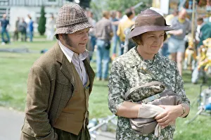 Actor David Jason who plays Pop Larkin and Rachel Bell, as Edith Pilchester pictured Actor David Jason who plays Pop Larkin and Rachel Bell, as Edith Pilchester pictured
