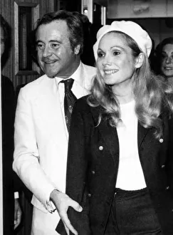 Actor Jack Lemmon with his wife Felicia Farr June 1973 arriving at Heathrow Airport Actor Jack Lemmon with his wife Felicia Farr June 1973 arriving at Heathrow Airport