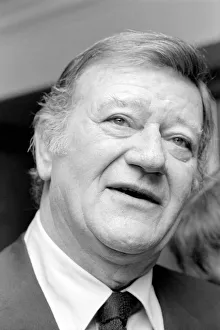 Actor John Wayne. January 1974, S74-0339-001 Actor John Wayne. January 1974, S74-0339-001